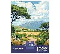 Rompecabezas De 1000 Piezas para Adolescentes Kruger National Park, South Africa Rompecabezas para Adultos Juego Familiar Pero Divertido Y Humorístico Regalos para Reducir El Estrés 38x26cm/1000pcs