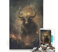 Rompecabezas de 1000 Piezas para Adolescentes La Bestia Divina de la Conquista Juego Imposible interacción Entre Padres e Hijos Regalo de Juego desafiante 50x75cm