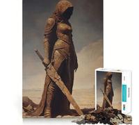 Rompecabezas de 1000 Piezas para Adolescentes La Espada del Olvido Arte de Corte preciso,Juguete para ejercitar la Mente,Juego Relajante,diversión para cumpleaños 50x75cm