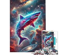 Rompecabezas de 1000 Piezas para Adolescentes La Gran Nebulosa del Tiburón Rompecabezas Divertidos para Adolescentes Juegos de análisis y lógica cumpleaños y Navidad (38x26cm)