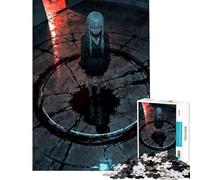 Rompecabezas de 1000 Piezas para Adolescentes La Invocadora Carmesí - Chica de Ritual Oscuro Ayuda a ejercitar el Cerebro Decoración de Pared Juguetes Aptos para Mayores de 14 años (38x26cm)