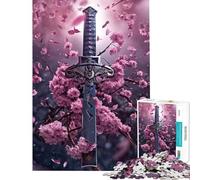 Rompecabezas de 1000 Piezas para Adolescentes La Katana Rota Actividades Divertidas en casa Regalo de cumpleaños Juegos educativos para Mayores de 14 años Juego de Rompecabezas Incluido (38x52cm)