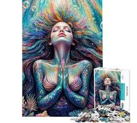 Rompecabezas de 1000 Piezas para Adolescentes La oración de la Sirena Rompecabezas de Corte preciso para Adolescentes Interacción Entre Padres e Hijos cumpleaños 38x26cm