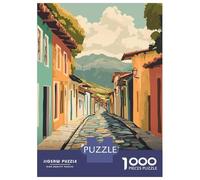 Rompecabezas De 1000 Piezas para Adolescentes La Paz, Bolivia Street View Illustration Rompecabezas para Adultos Juego Práctico Decoración De Pared Regalos Y Cumpleaños Únicos 70x50cm/1000pcs