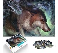 Rompecabezas de 1000 Piezas para Adolescentes La Pesadilla del Perro Actividad Familiar con Piezas de Formas aleatorias Que se entrelazan Completamente 52x38cm