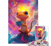 Rompecabezas de 1000 Piezas para Adolescentes La poción cósmica de Charmeleon Rompecabezas para Adultos Juegos Familiares decoración del hogar Regalos de cumpleaños (tamaño 38x52cm)
