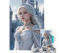 Rompecabezas de 1000 Piezas para Adolescentes La Princesa del Hielo Juegos Divertidos y adictivos para Cultivar la Paciencia Regalos para Hombres y Mujeres Divertido y con Humor (tamaño 50x75cm)