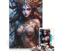 Rompecabezas de 1000 Piezas para Adolescentes La Reina de Las Sombras y la Magia un Juego Imposible difícil y desafiante cumpleaños o Navidad 38x52cm