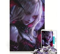 Rompecabezas de 1000 Piezas para Adolescentes La Reina Vampiro Juegos Educativos Entrena tu Cerebro y Manos Colección de Artistas Bellas Artes 38x26cm