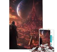 Rompecabezas de 1000 Piezas para Adolescentes La última Guardia sobre un Mundo caído Ayuda a ejercitar el Cerebro el análisis y la lógica Juegos educativos para Mayores de 14 años (50x75cm)