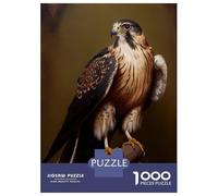 Rompecabezas De 1000 Piezas para Adolescentes Laggar Falcon Oil Paint Rompecabezas para Adolescentes Juguetes DIY Análisis Y Lógica para Cumpleaños, Navidad 38x26cm/1000pcs