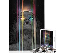 Rompecabezas de 1000 Piezas para Adolescentes Lágrimas Cósmicas - Juego práctico - Decoración Juguete Educativo - Entrena tu Cerebro y Tus Manos (50x75cm)