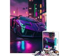 Rompecabezas de 1000 Piezas para Adolescentes Lambo Veneno Ayuda a ejercitar el Cerebro Diversión para Toda la Familia Juegos Divertidos Apto para Mayores de 14 años (38x26cm)