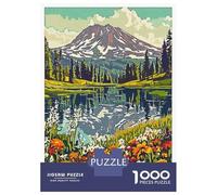 Rompecabezas De 1000 Piezas para Adolescentes Lassen Volcanic National Park Rompecabezas para Adolescentes Juegos Relajantes Decoración Perfecta Regalos De Cumpleaños Y Únicos 70x50cm/1000pcs