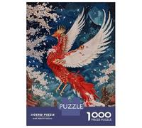 Rompecabezas De 1000 Piezas para Adolescentes Legend Phoenix Japan Rompecabezas para Adultos Juguetes Antiestrés Ensamblaje De Patrones Desafiante De Completar 70x50cm/1000pcs