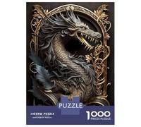 Rompecabezas De 1000 Piezas para Adolescentes Legendary Dragon Art Deco Rompecabezas para Adultos Juguetes Antiestrés Decoración del Hogar Gran Regalo para Jugar 70x50cm/1000pcs