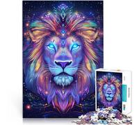Rompecabezas de 1000 Piezas para Adolescentes león Sagrado Entrena tu Cerebro y Tus Manos Actividades Divertidas en casa, Regalos de cumpleaños, Regalos de Viaje, 75x50cm