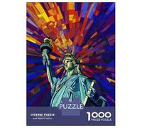Rompecabezas De 1000 Piezas para Adolescentes Liberty Picasso Style Art Rompecabezas para Adultos Juegos Familiares Mejora La Memoria Regalos De Juegos Desafiantes 52x38cm/1000pcs
