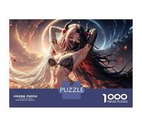 Rompecabezas De 1000 Piezas para Adolescentes Light and Dark Anime Girl Rompecabezas para Adolescentes Juegos Relajantes para La Diversión Familiar Juego Desafiante Regalos 38x26cm/1000pcs