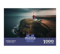 Rompecabezas De 1000 Piezas para Adolescentes Lighthouse on Cliffside Rompecabezas para Adolescentes Juegos Relajantes para La Diversión Familiar Juego Desafiante Regalos 70x50cm/1000pcs