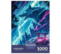 Rompecabezas De 1000 Piezas para Adolescentes Lightning Super Car Wolf Rompecabezas para Adultos Juego Práctico Pero Divertido Y Humorístico para Cumpleaños, Navidad 70x50cm/1000pcs