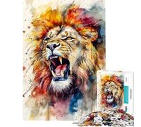 Rompecabezas de 1000 Piezas para Adolescentes Lindo Animal Enojado Rompecabezas para Adolescentes Juegos Familiares Mejora la Memoria Juego desafiante Regalo Ideal (Tamaño 38x26cm)