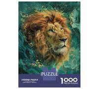 Rompecabezas De 1000 Piezas para Adolescentes Lion Wall Art Print-21 Rompecabezas para Adultos Juego Práctico Mejora La Memoria Regalo De Cumpleaños, Regalos, 52x38cm/1000pcs