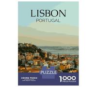 Rompecabezas De 1000 Piezas para Adolescentes Lisbon Travel Rompecabezas para Adultos Juguetes De Bricolaje Decoración del Hogar Juego Desafiante Regalos 38x26cm/1000pcs