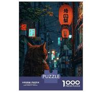Rompecabezas De 1000 Piezas para Adolescentes Little Cat in Tokyo Rompecabezas para Adultos Juegos De Relajación Desafío Difícil Desafío Educativo 38x26cm/1000pcs
