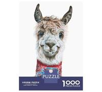 Rompecabezas De 1000 Piezas para Adolescentes Llama Latte Christmas Rompecabezas para Adolescentes Juegos Relajantes Difícil Regalos para Amigos Y Familiares 70x50cm/1000pcs