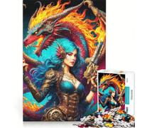 Rompecabezas de 1000 Piezas para Adolescentes Llamas del Destino, Juego Educativo, Actividades Divertidas para Hacer en casa, fortalece el Amor Entre Parejas 38x52cm