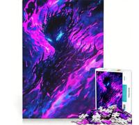Rompecabezas de 1000 Piezas para Adolescentes Llamas místicas Juego Interactivo Mejora la Memoria cumpleaños y Navidad 50x75cm