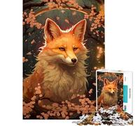 Rompecabezas de 1000 Piezas para Adolescentes Lobo Flor de Cerezo Rompecabezas para Adultos Juguetes antiestrés Vacaciones en casa Matar el Tiempo Ayuda a ejercitar el Cerebro (Tamaño 38x26cm)