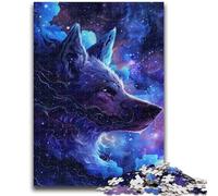Rompecabezas de 1000 Piezas para Adolescentes, Lobos en Las Nubes, para Adultos, Divertido para el hogar, Ideal para días lluviosos, Regalo de cumpleaños (38x26cm)