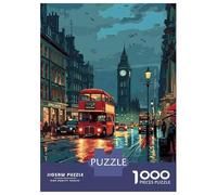Rompecabezas De 1000 Piezas para Adolescentes London Big Ben Rompecabezas para Adultos Juegos Relajantes Regalos para Mujeres Interacción Entre Padres E Hijos 38x26cm/1000pcs