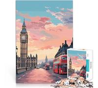 Rompecabezas de 1000 piezas para adolescentes London City UK Spielzeug für die ganze Familie Verbessern Sie das Gedächtnis75x50cm