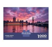 Rompecabezas De 1000 Piezas para Adolescentes London Sunset with Big Ben-2 Rompecabezas para Adultos Juegos De Relajación Corte De Precisión Regalos para Reducir El Estrés 70x50cm/1000pcs