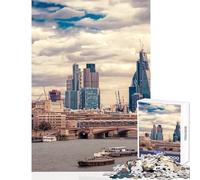 Rompecabezas de 1000 Piezas para Adolescentes Londres Reino Unido decoración del hogar Juguetes Regalo de cumpleaños Juego práctico interacción Entre Padres e Hijos tamaño 38x52cm