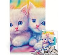 Rompecabezas de 1000 Piezas para Adolescentes Los Gatitos más Lindos Juegos educativos Entrena tu Cerebro y Tus Manos colección de Artistas Bellas Artes 50x75cm