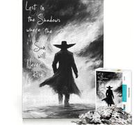 Rompecabezas de 1000 Piezas para Adolescentes Lost in The Shadows Juego de ingenio Corte de precisión cumpleaños y Navidad 38x26cm