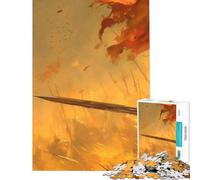 Rompecabezas de 1000 Piezas para Adolescentes Luchando por la Gloria - Tercera Parte (Izquierda) Desafío Educativo Actividades Familiares Juegos relajantes para Mayores de 14 años (50x75cm)