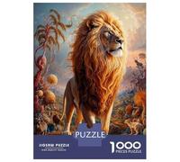 Rompecabezas De 1000 Piezas para Adolescentes Luminous Lion Rompecabezas para Adultos Juego Práctico Pero Divertido Y Humorístico Regalos para Reducir El Estrés 38x26cm/1000pcs