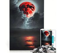 Rompecabezas de 1000 Piezas para Adolescentes: Luna de Sangre Ascendente, Juegos Relajantes, Actividades Divertidas en Casa, Regalos de Cumpleaños Únicos 50x75cm