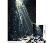 Rompecabezas de 1000 Piezas para Adolescentes luz en la Oscuridad Juguete Decorativo de Pared Gran Regalo para Juegos educativos Cada Pieza es única - Tamaño 38x26cm