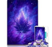 Rompecabezas de 1000 Piezas para Adolescentes Magic Leaf, Juguete Familiar con póster y Hoja de Trivia (38x26cm)