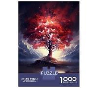Rompecabezas De 1000 Piezas para Adolescentes Magical Glowing Tree Landscape Rompecabezas para Adultos Juego Práctico Arte De Pared Oferta como Regalos para Toda La Familia 52x38cm/1000pcs