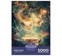 Rompecabezas De 1000 Piezas para Adolescentes Magical Phoenix Tea Cup Rompecabezas para Adultos Juegos Familiares Decoración Gran Regalo para Jugar 70x50cm/1000pcs