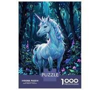 Rompecabezas De 1000 Piezas para Adolescentes Magical Unicorn in Forest Rompecabezas para Adolescentes Juguetes Antiestrés Difícil Gran Regalo para Jugar 70x50cm/1000pcs