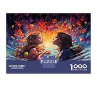 Rompecabezas De 1000 Piezas para Adolescentes Magical Waterfall Fantasy Artwork Rompecabezas para Adultos Juegos Familiares Regalos para Mujeres Cumpleaños 52x38cm/1000pcs