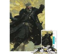 Rompecabezas de 1000 Piezas para Adolescentes ¡Mago Arcano Lanzo Puñetazo! Actividades Divertidas en casa Arte de Pared Juego práctico para Mayores de 14 años Juego de Rompecabezas Incluido (38x52cm)